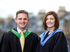 Two Graduates Looking Happy