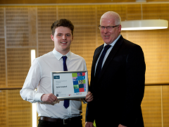Jamie on his Student Placement